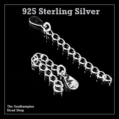 925 Silver Extension Chain (2pcs)